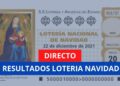 Sorteo Extraordinario de Navidad 2021 numeros y premios