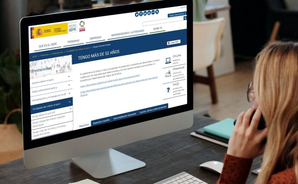 Subsidio para mayores de 52 años