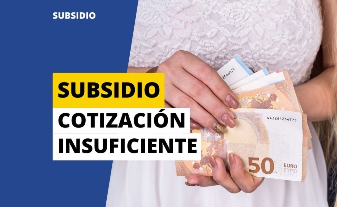 Subsidio por cotización insuficiente 2022