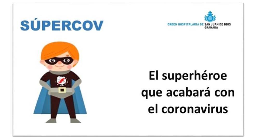 'SuperCOV', el superhéroe que explica a los niños las medidas de prevención
