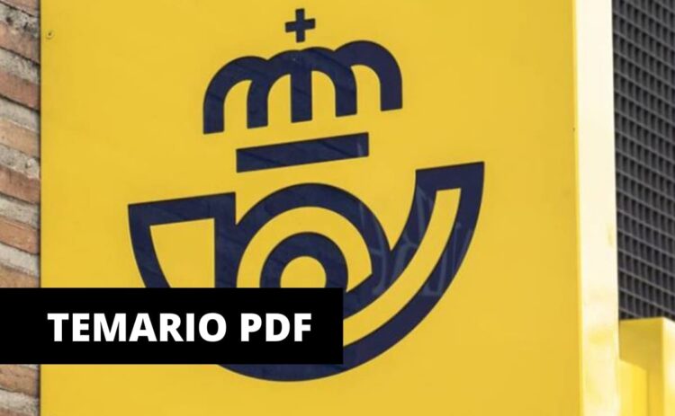 TEMARIO CORREOS PDF