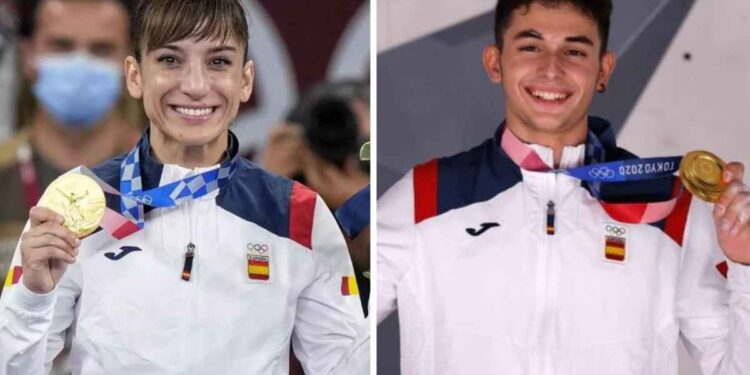 Teresa Perales felicita a Sandra Sánchez y Alberto Giné por su oro en los Juegos Olímpicos