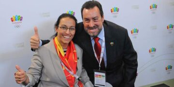 Teresa Perales y Miguel Carballeda
