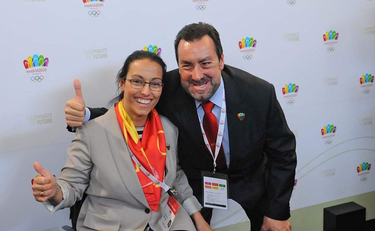 Teresa Perales y Miguel Carballeda