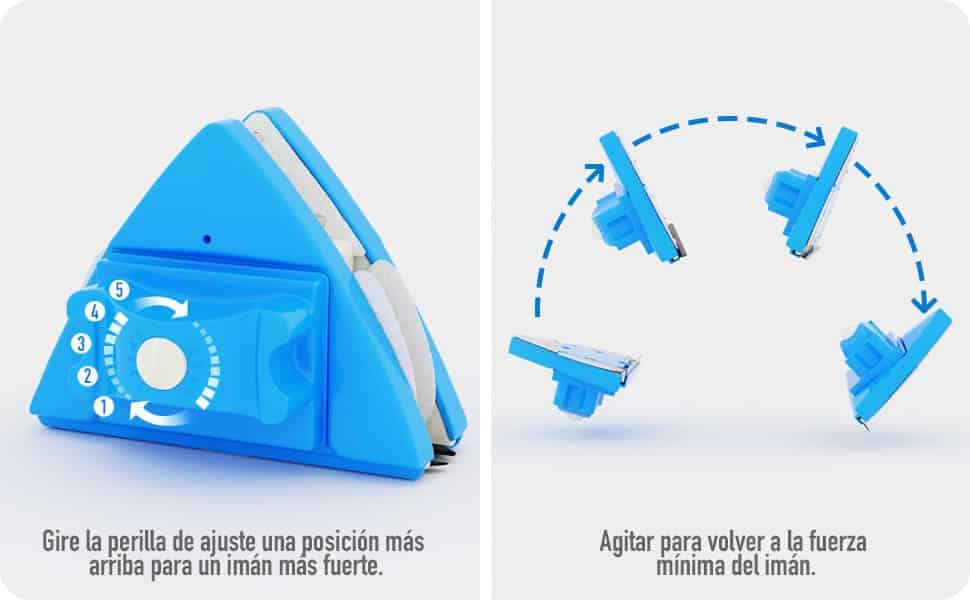 Tipo de fuerza del limpiador de cristales