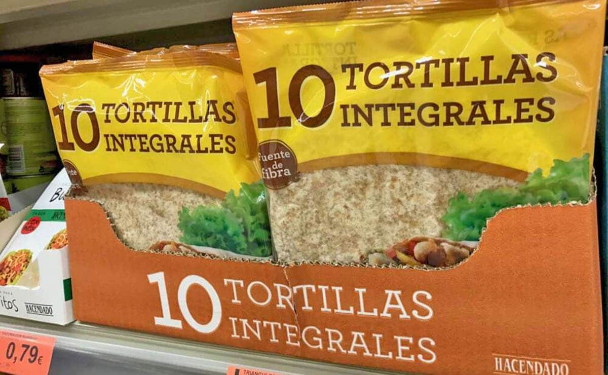 Tortilla 100% integral Mercadona