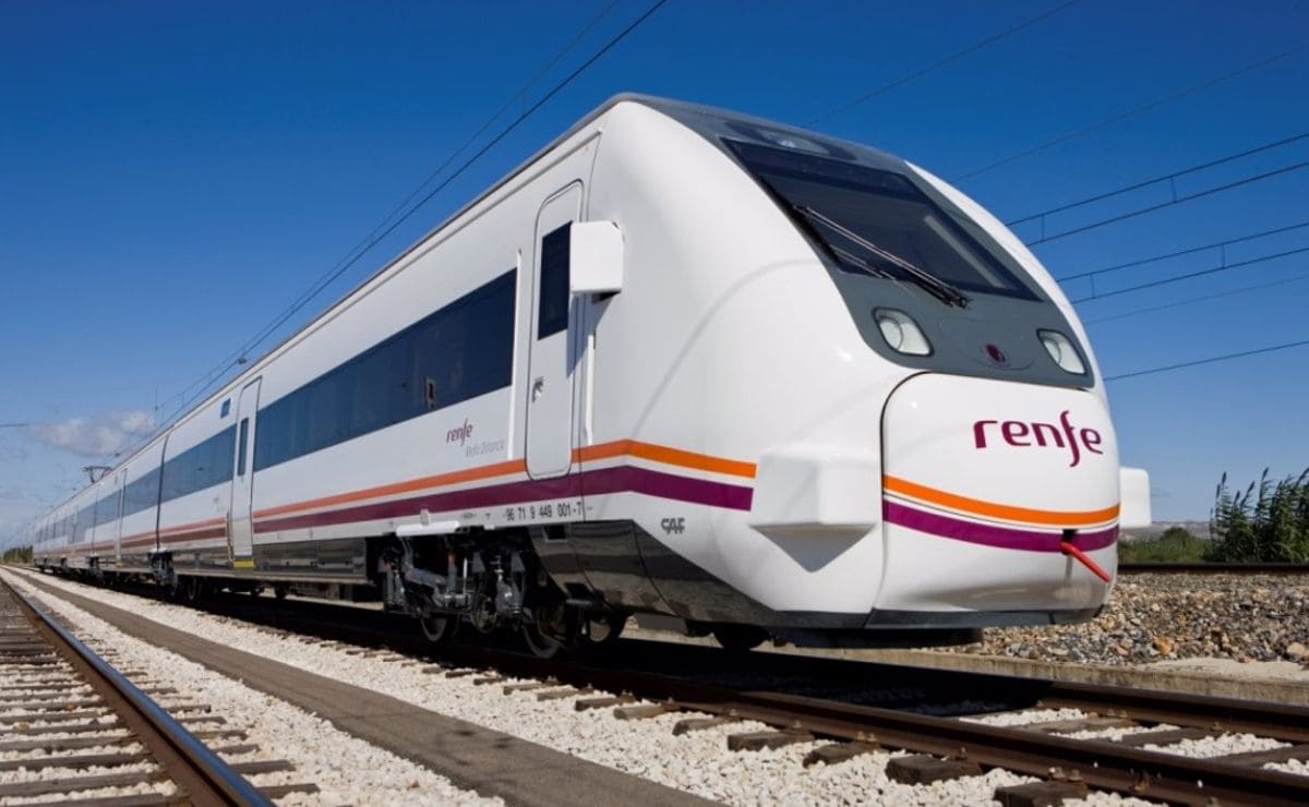 Viaje en tren de Renfe