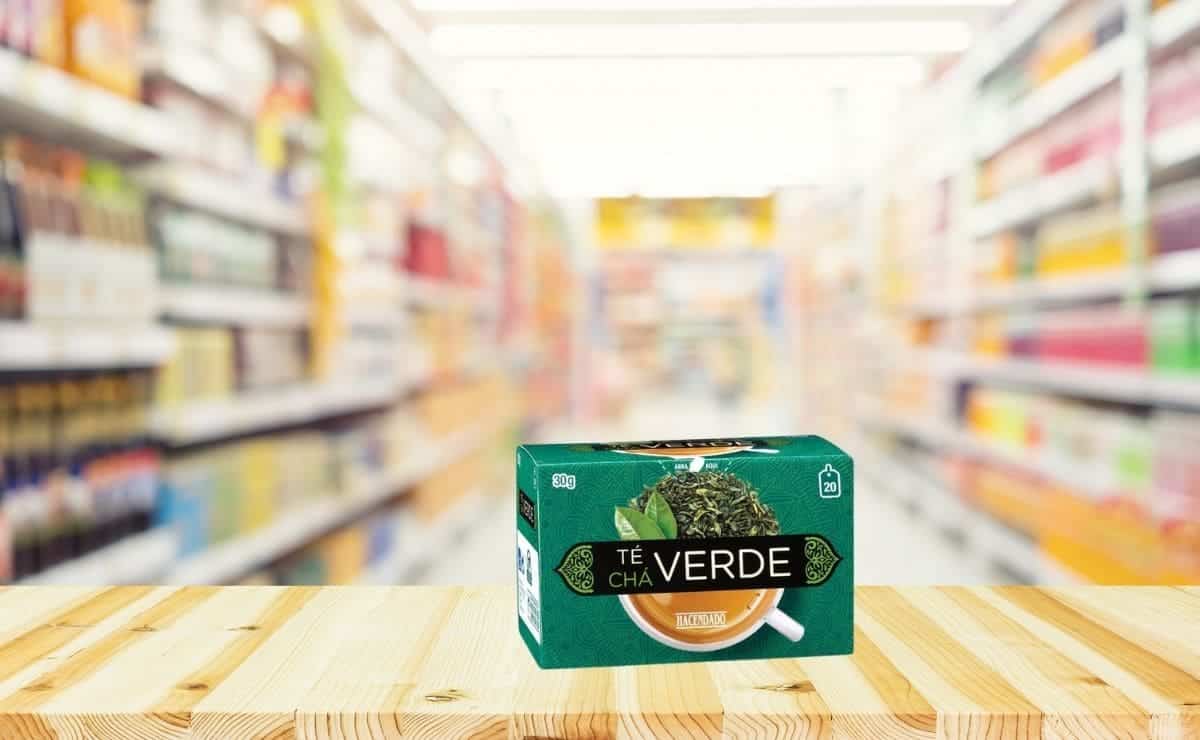 Té verde en bolsitas de Mercadona