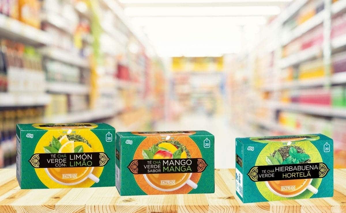 El té verde en bolsitas de Mercadona también tiene sabores