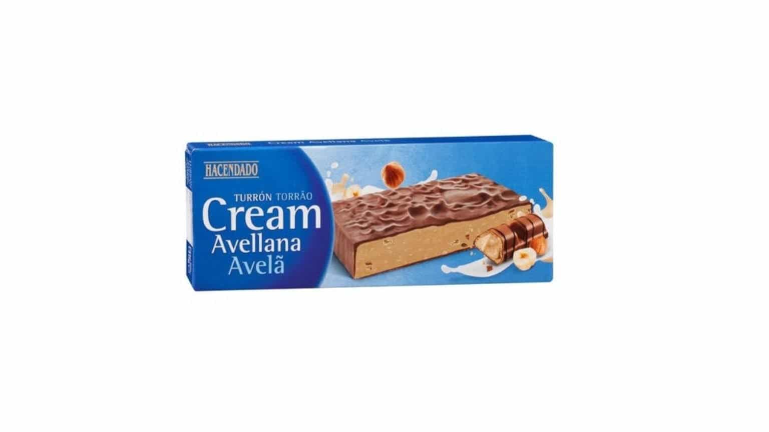 Turrón crema avellana de Mercadona