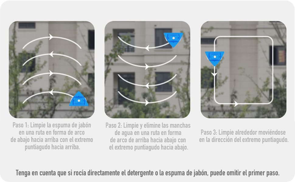 Uso del limpiador por ambos lados