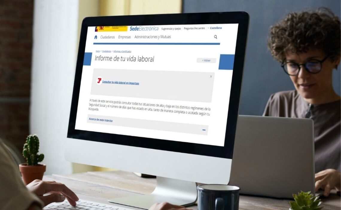 Obtener informe vida laboral en la Seguridad Social