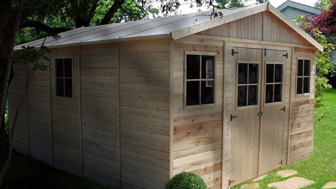 Vivienda prefabricada jardín Amazon