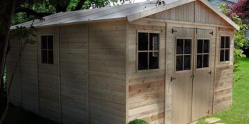 Vivienda prefabricada jardín Amazon