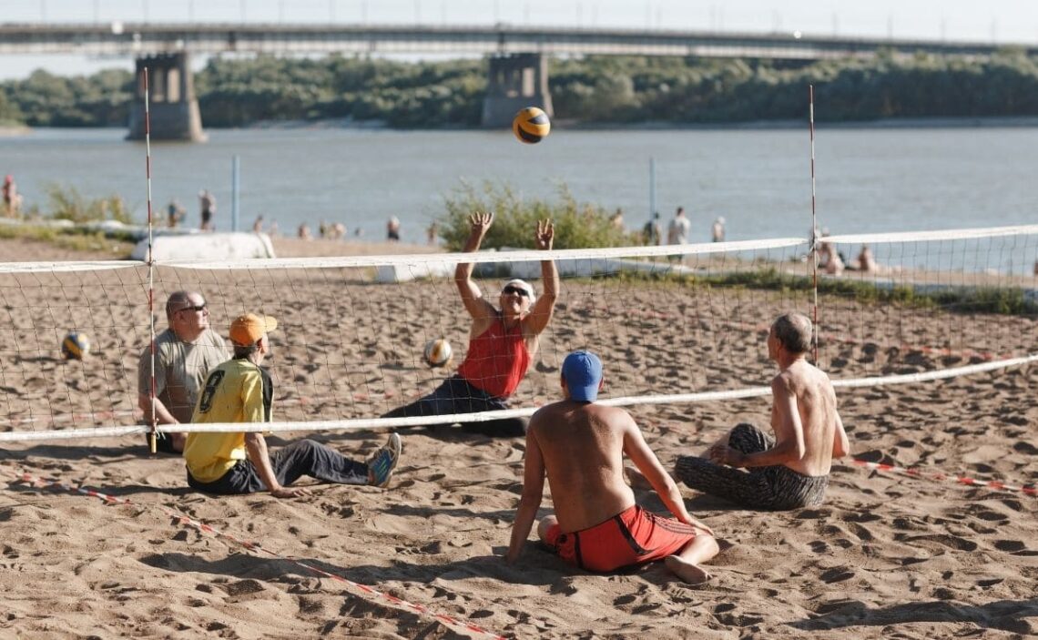 Voleibol sentado playa