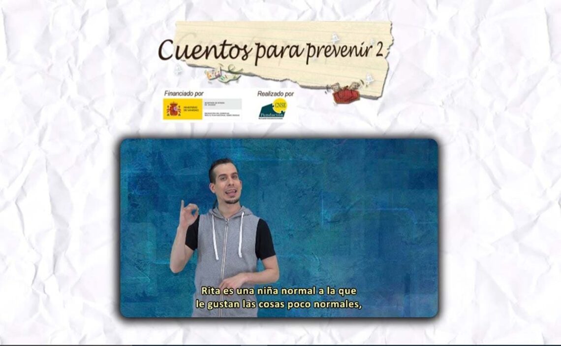 Web Cuentos prevenir consumo drogas lengua de signos