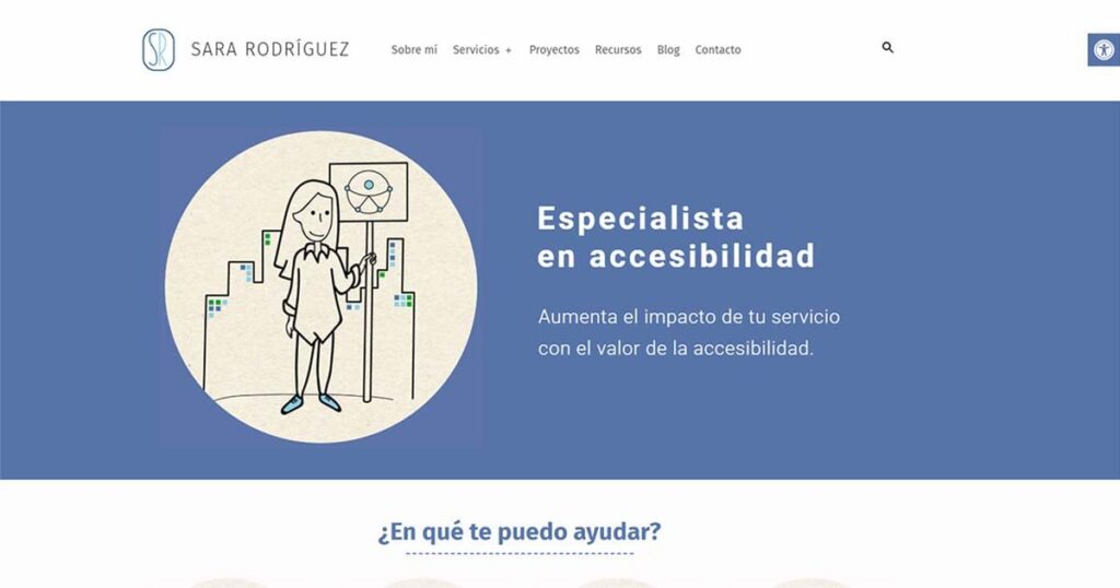 Sara Rodríguez lanza su nuevo proyecto: una consultoría online en accesibilidad universal y accesible