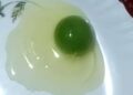 Yema de huevo verde