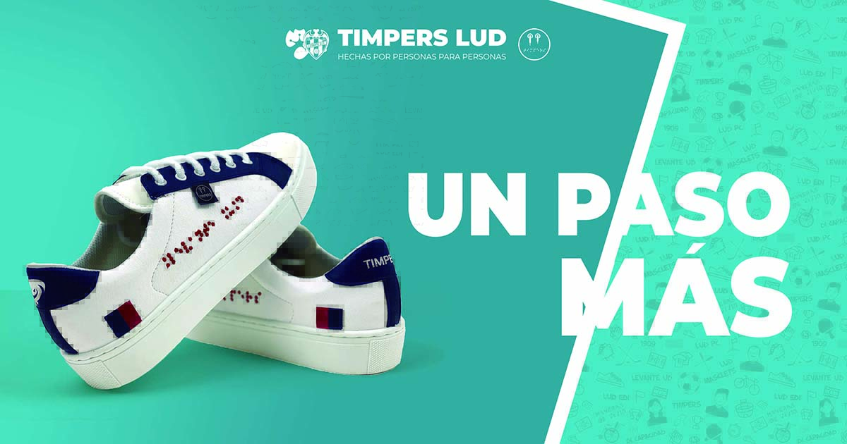 Zapatillas solidarias de TImpers y el Levante UD
