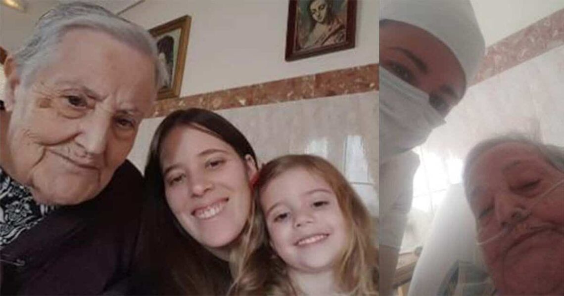 Recorre 450 kilómetros para confinarse en la residencia de su abuela y que no muera sola