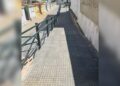 Nuevas rampas para mejorar la accesibilidad de Las 300, en Cáceres