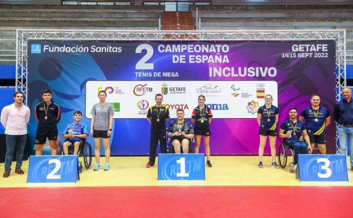El AD Collado, campeón del II Campeonato de España Inclusivo Fundación Sanitas de Tenis de Mesa