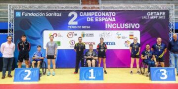 El AD Collado, campeón del II Campeonato de España Inclusivo Fundación Sanitas de Tenis de Mesa