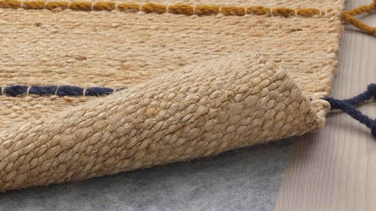 La alfombra de yute natural de IKEA 