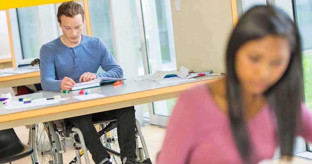 alumno con discapacidad