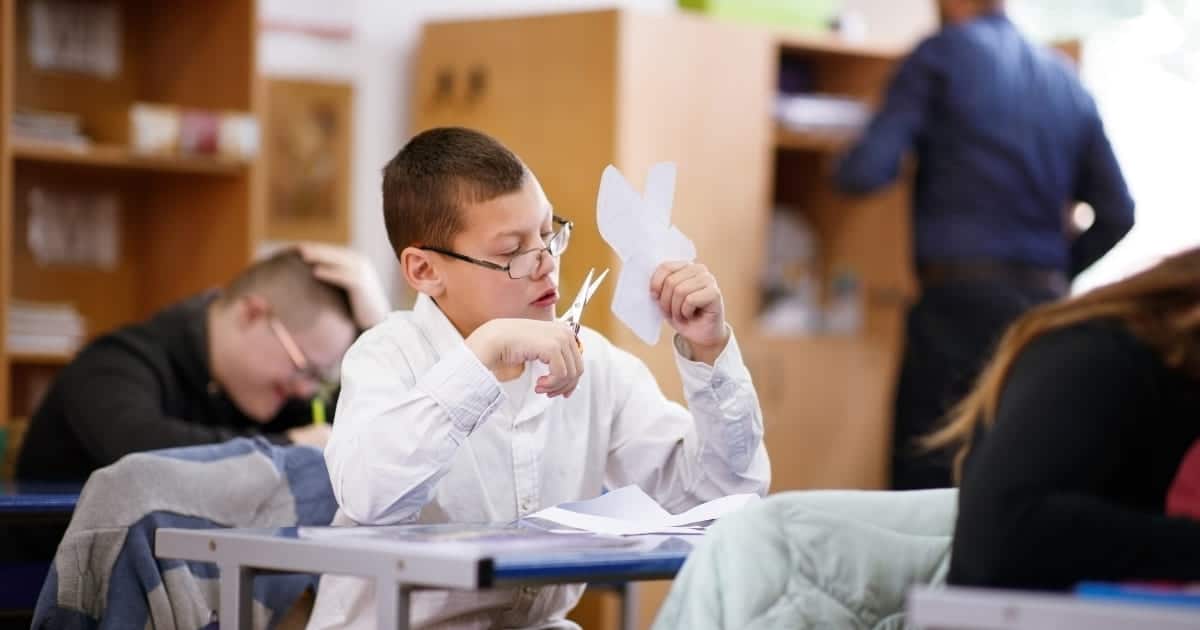 Estudiante con discapacidad intelectual