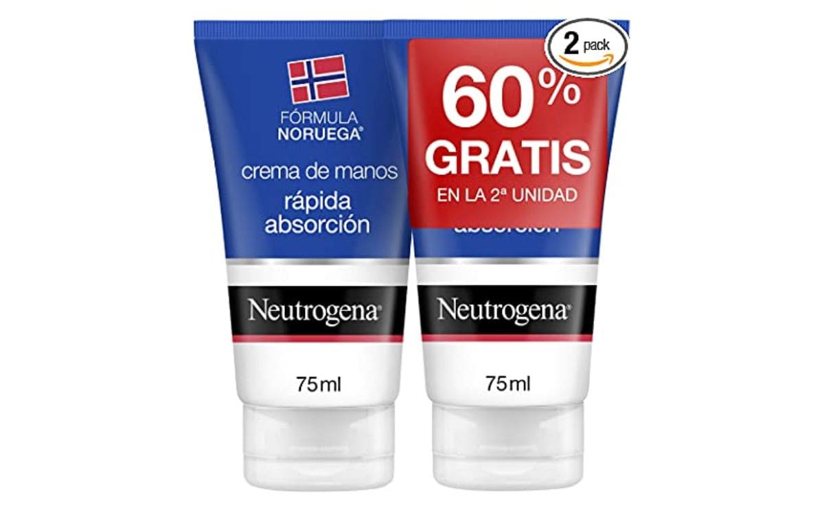 Crema de manos hidratante de rápida absorción de Neutrogena