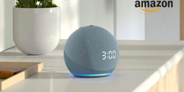 Amazon Echo Dot con reloj 5ª generación