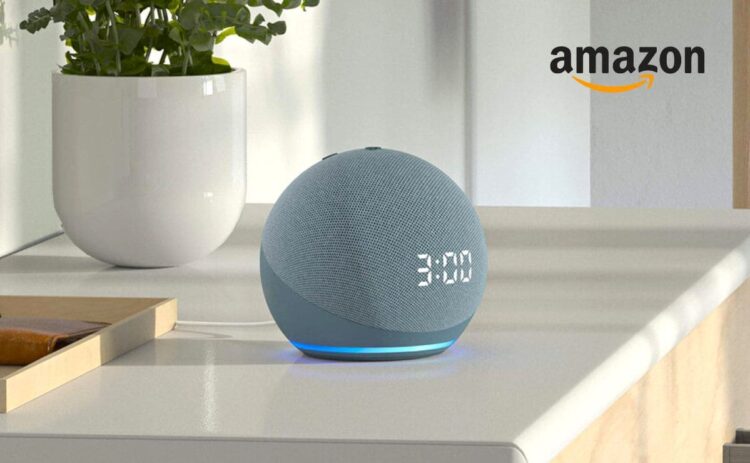 Amazon Echo Dot con reloj 5ª generación