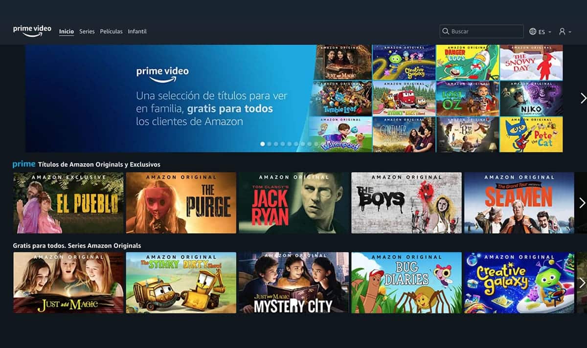 amazon prime tienda electrónica televisión canal