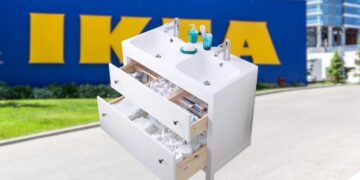 El armario con lavabo de IKEA tradicional más original para tu baño