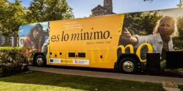 Autobús del Ingreso Mínimo Vital de la Seguridad Social