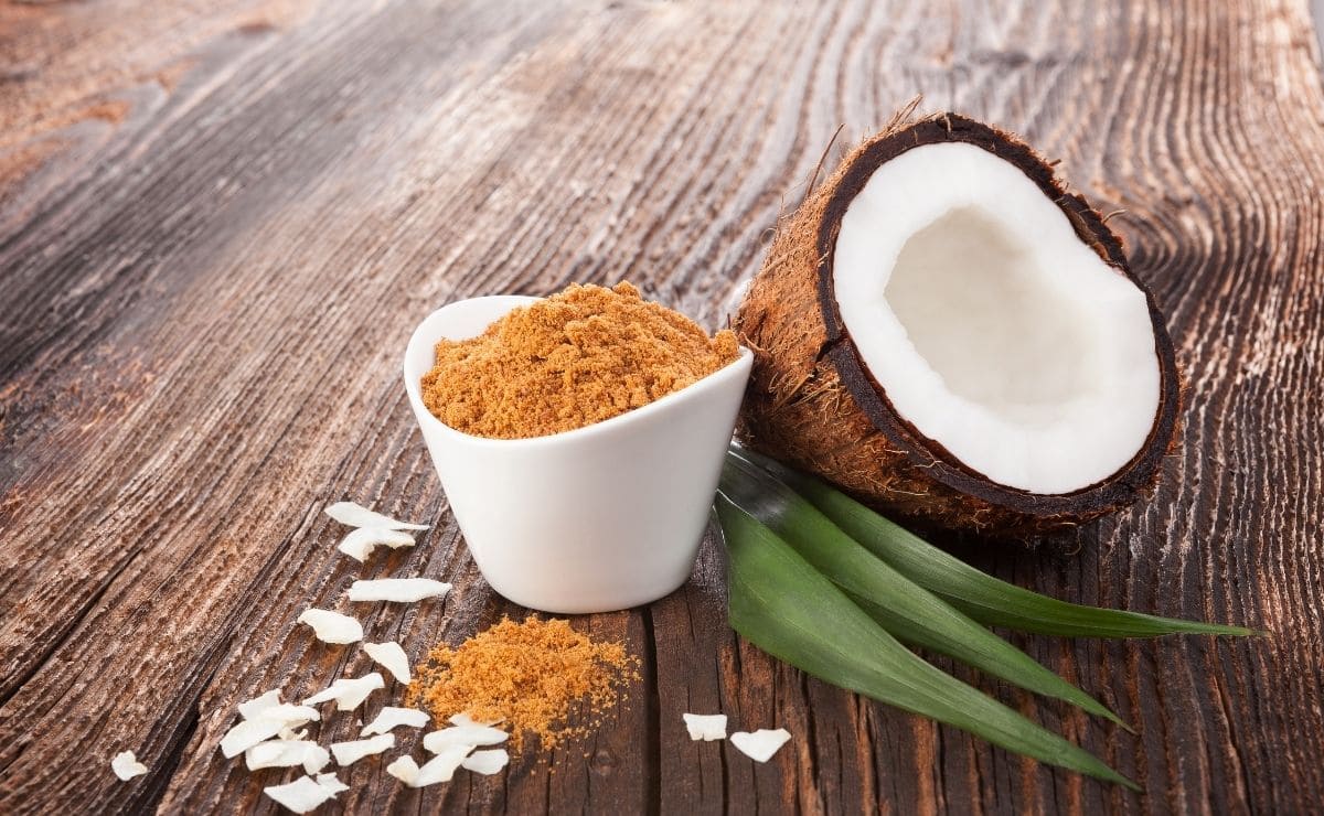 azúcar coco alimento fruta sustituto edulcorante salud sangre presión sanguínea