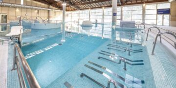 Piscina que se incluye dentro de la oferta de Viajes El Corte Inglés del balneario de Archena