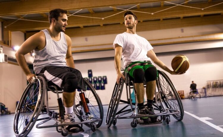 baloncesto en silla de ruedas discapacidad