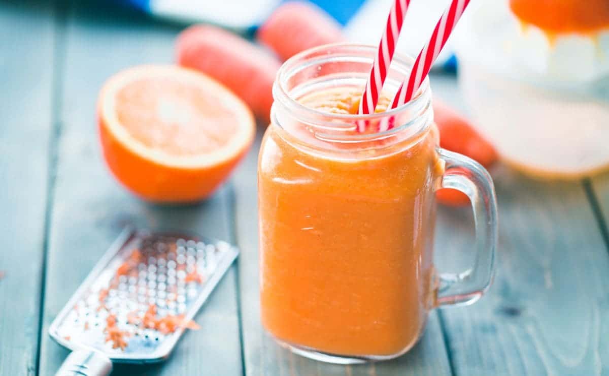 Receta de batido de naranja antioxidante