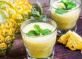 batido piña jugo fruta alimento zumo yogur bebida