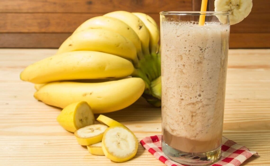 batido plátano nueces frutos secos propiedades jugo alimento beneficios
