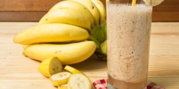 batido plátano nueces frutos secos propiedades jugo alimento beneficios