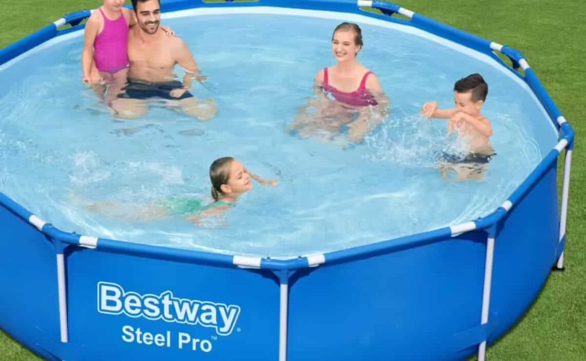 Piscina tubular de Leroy Merlín