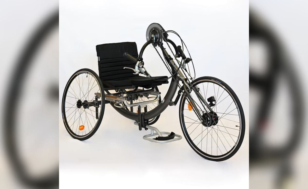 Bicicleta Handbike HB500 Deporte Adaptado de Decathlon para personas con discapacidad