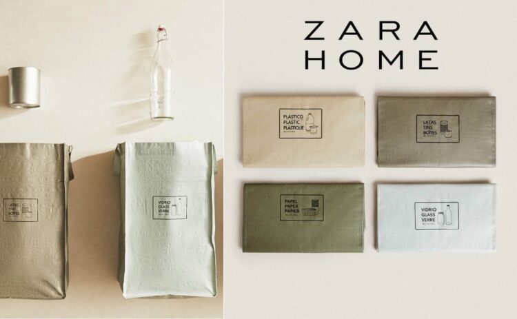 Bolsas reciclaje Zara Home
