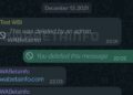 WhatsApp, truco, mensajes borrados