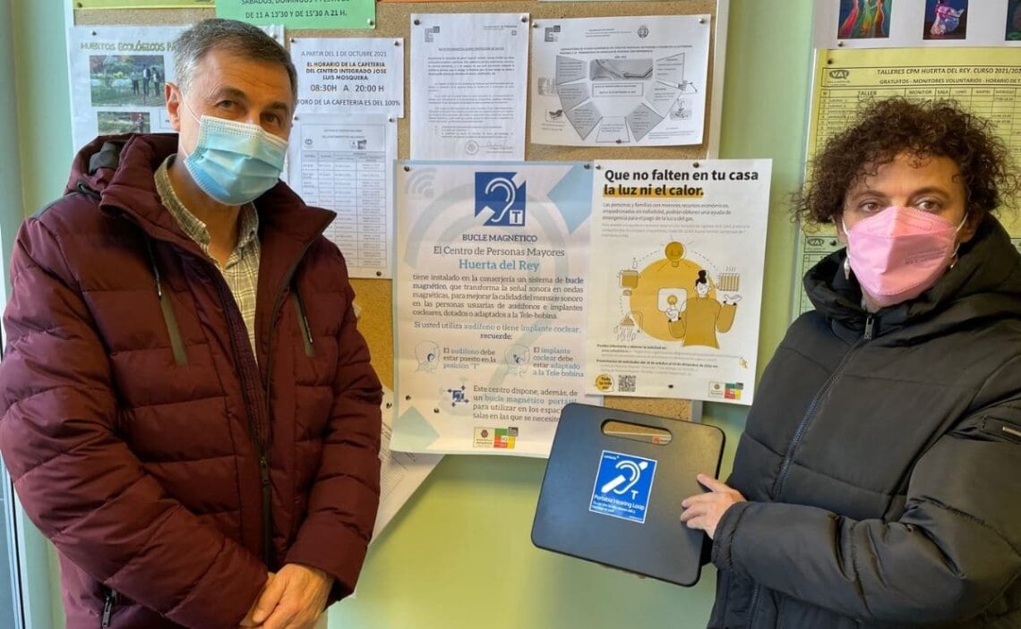 bucle magnético accesibilidad sensorial centros personas mayores