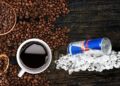 cafe bebida energetica red bull