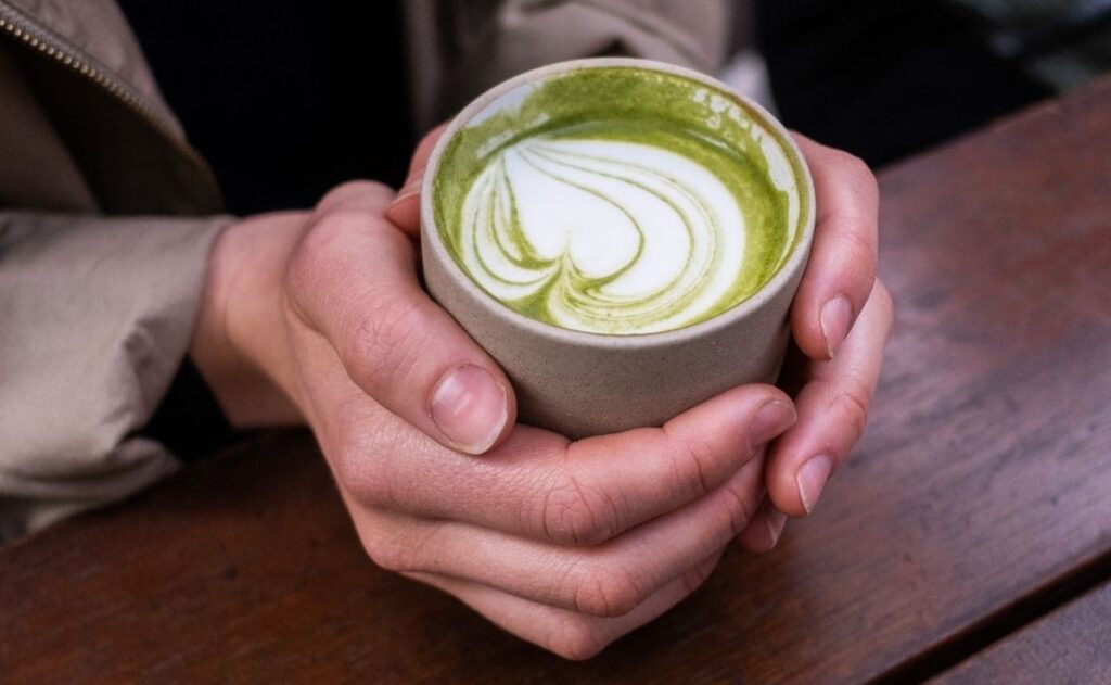 Cantidad de té matcha